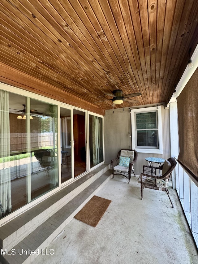 2293 Elm St, Hernando, MS 38632 - view of patio with a ceiling fan