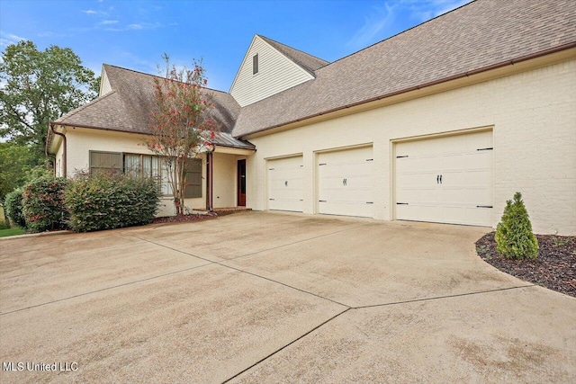 front of property featuring a garage