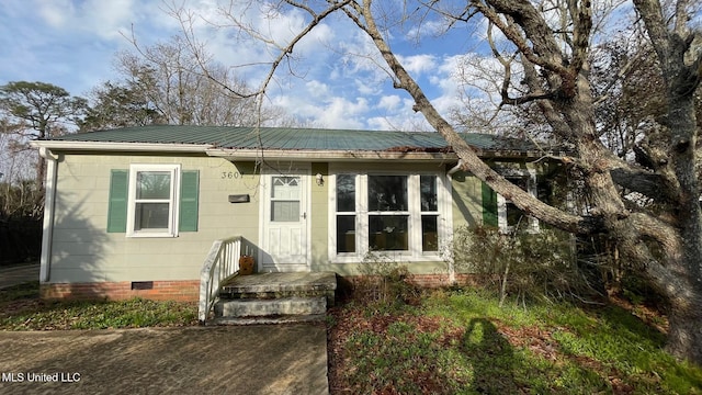 view of front of home