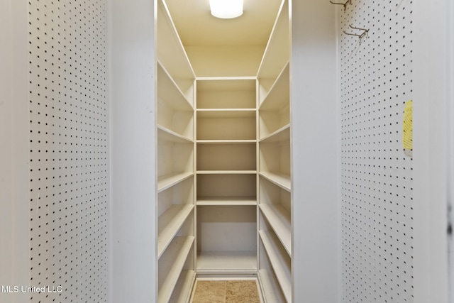 view of pantry