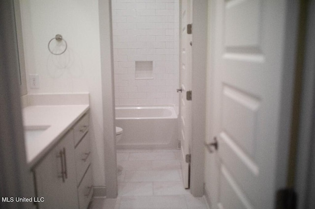 256 Arbor Trl, Brandon, MS 39047 - full bath with vanity and toilet