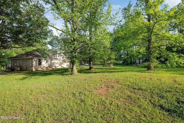 view of yard