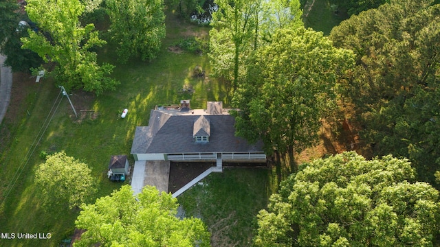 aerial view