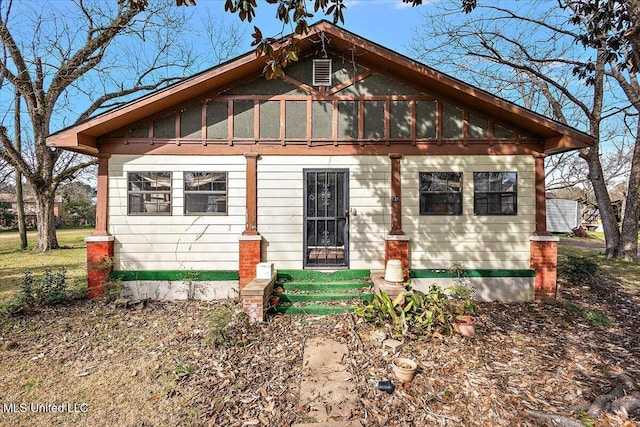 view of front of home with board and batten siding