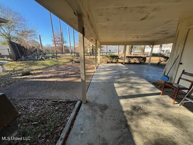 view of patio