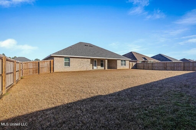 view of rear view of house