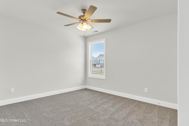 10243 March Meadows Way, Olive Branch, MS 38654 - carpeted empty room featuring baseboards and ceiling fan