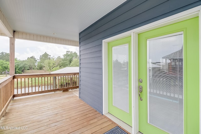 4013 Haiti St, Bay Saint Louis, MS 39520 - view of wooden deck