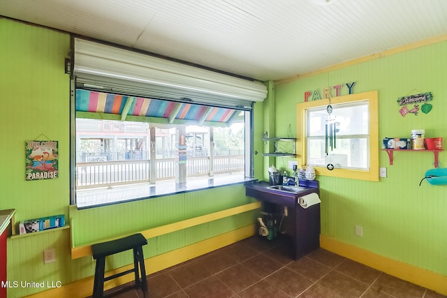 4013 Haiti St, Bay Saint Louis, MS 39520 - interior space featuring tile patterned flooring and a sink