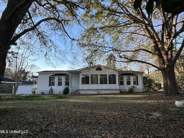 view of ranch-style home