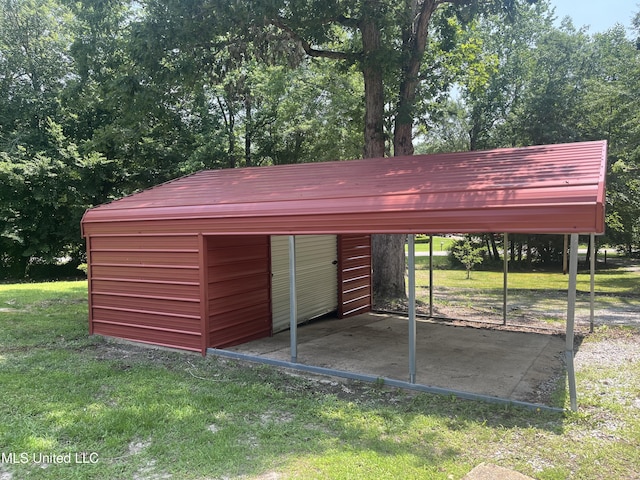 850 Friendship Rd, Ashland, MS 38603 - view of outdoor structure with a detached carport
