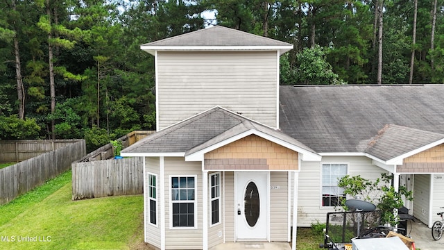 5391 Quail Creek Cir, Diberville, MS 39540 - view of front of house featuring a shingled roof