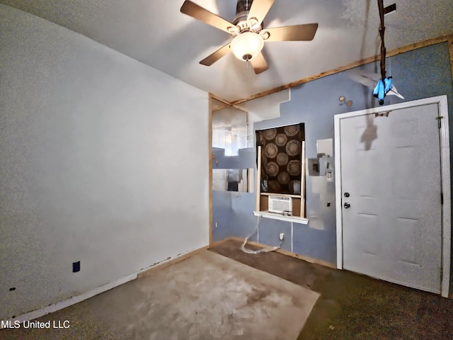 5391 Quail Creek Cir, Diberville, MS 39540 - spare room featuring cooling unit and a ceiling fan