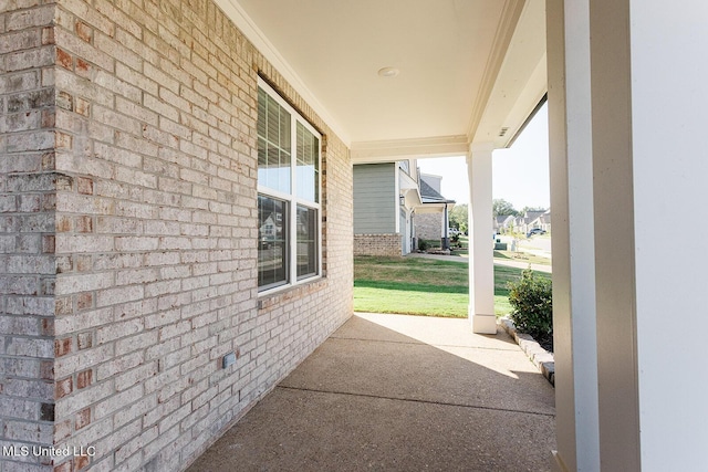 view of patio featuring covered porch