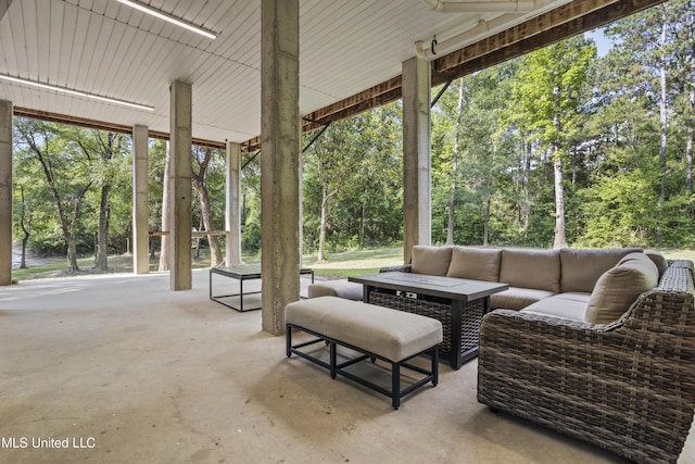 5297 Tuxachanie Dr, Biloxi, MS 39532 - view of patio featuring an outdoor hangout area