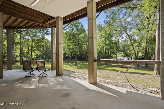 5297 Tuxachanie Dr, Biloxi, MS 39532 - view of patio featuring view of scattered trees