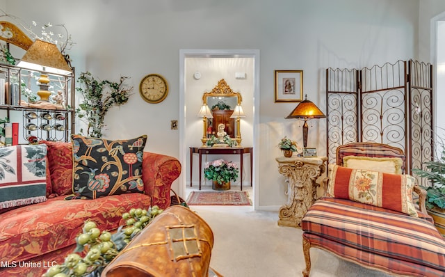 814 Lynwood Ln, Pearl, MS 39208 - sitting room with carpet and baseboards