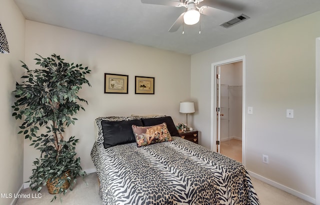 814 Lynwood Ln, Pearl, MS 39208 - carpeted bedroom featuring a spacious closet, baseboards, and a ceiling fan