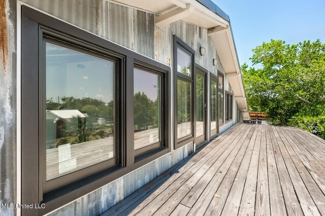 301 S Toulme St Unit 201, Bay Saint Louis, MS 39520 - view of wooden terrace