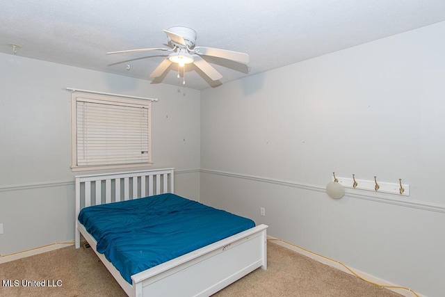 1777 Brecon Dr, Jackson, MS 39211 - bedroom featuring carpet, baseboards, and a ceiling fan