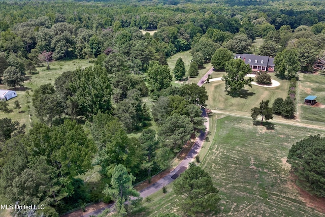 1594 Victoria Rd, Byhalia, MS 38611 - view of property location featuring a heavily wooded area