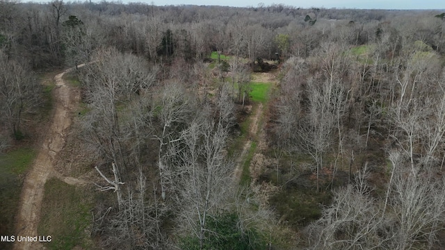 view of landscape with a forest view