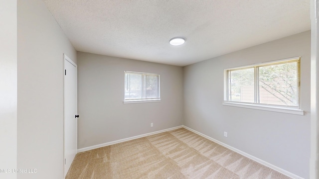 1384 Whitworth Cv, Southaven, MS 38671 - unfurnished room with plenty of natural light, light colored carpet, baseboards, and a textured ceiling