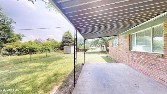 1384 Whitworth Cv, Southaven, MS 38671 - view of yard featuring a patio