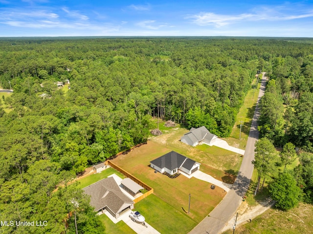 13379 Wash Fayard Rd, Biloxi, MS 39532 - aerial view of a heavily wooded area
