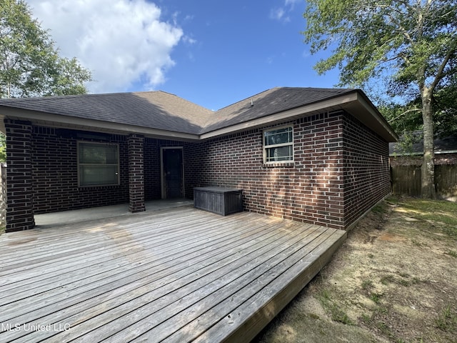9612 Kini St, Diamondhead, MS 39525 - view of deck