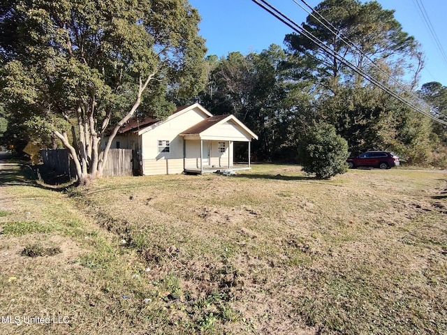 view of yard