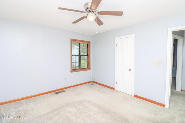 206 Oak Park Dr, Pearl, MS 39208 - unfurnished bedroom with carpet and ceiling fan