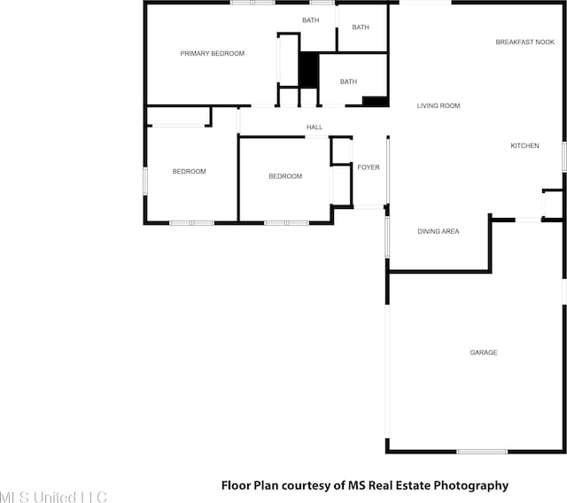 2607 Calle De Feliz St, Gautier, MS 39553 - view of floor plan / room layout
