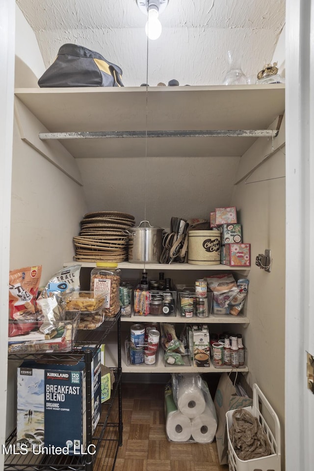 view of storage room