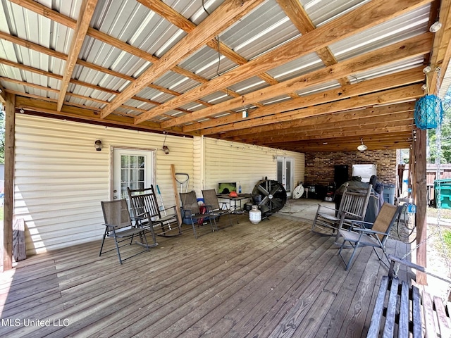 309 College St, Carthage, MS 39051 - view of deck