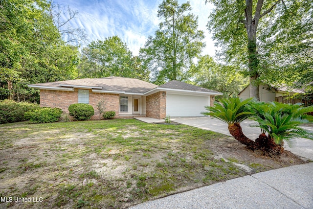 108 Water Oaks Cv, Ocean Springs, MS 39564 - single story home with a garage, driveway, and brick siding