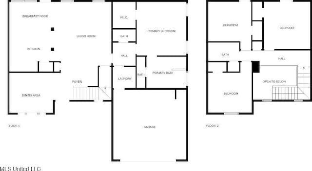1585 Knoll Ct, Biloxi, MS 39532 - floor plan / room layout