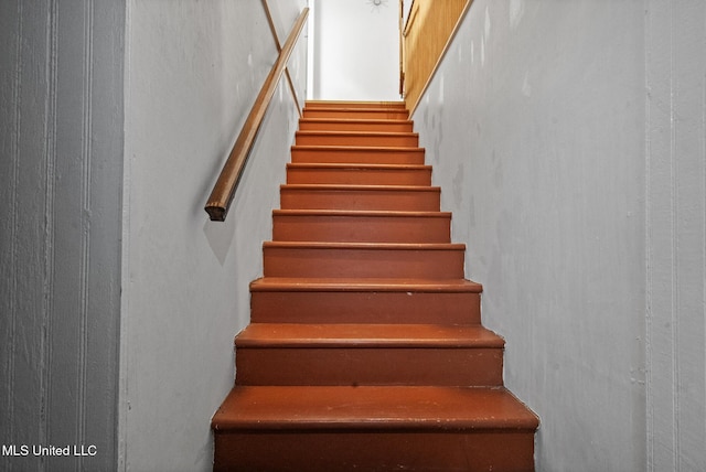 view of stairs