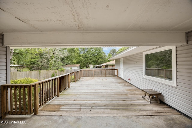 2389 Napoleon Ave, Pearl, MS 39208 - deck with fence