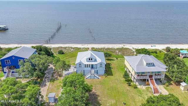 7101 Belle Fontaine Dr, Ocean Springs, MS 39564 - view from above of property featuring a nearby body of water