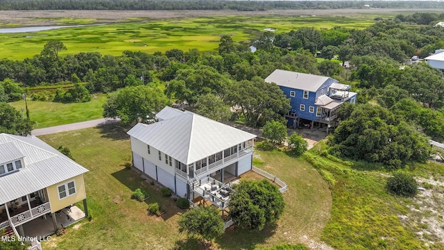 7101 Belle Fontaine Dr, Ocean Springs, MS 39564 - view from above of property with a nearby body of water