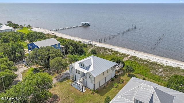 7101 Belle Fontaine Dr, Ocean Springs, MS 39564 - aerial view of property and surrounding area featuring a nearby body of water