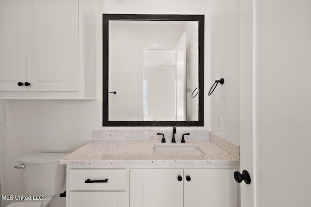 125 Water St, Madison, MS 39110 - half bath featuring vanity and toilet