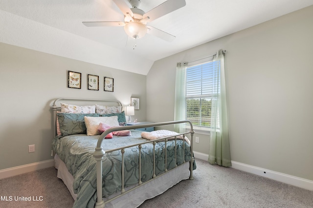 2918 Juliette Dr, Ocean Springs, MS 39564 - bedroom featuring carpet floors, baseboards, and a ceiling fan
