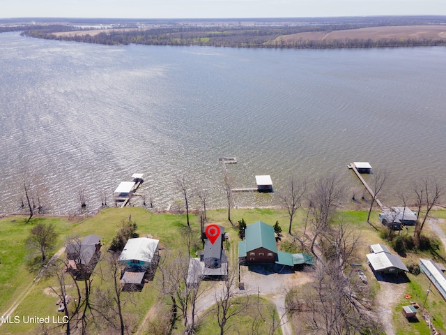 95 Nesting Site, Vicksburg, MS 39183 - aerial view featuring a water view