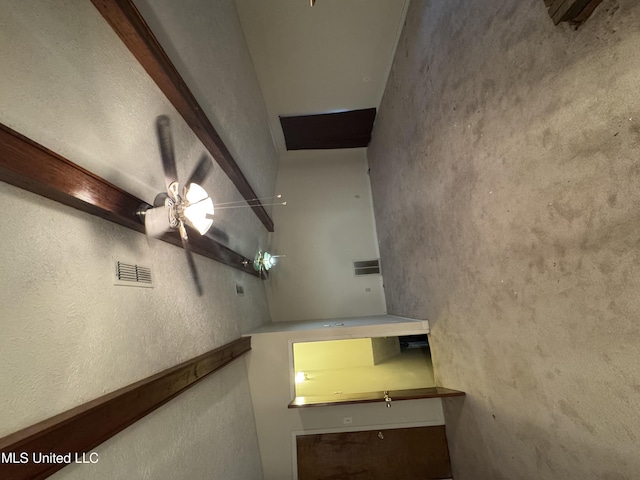 219 Lake Cove Dr, Jackson, MS 39212 - stairs with a textured wall