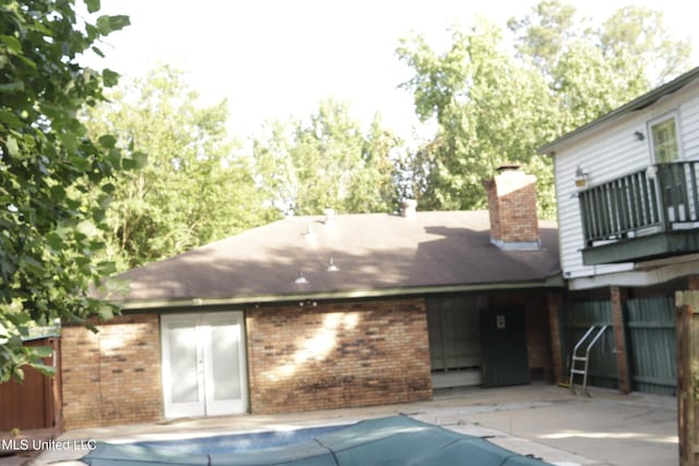 219 Lake Cove Dr, Jackson, MS 39212 - view of pool featuring a covered pool and a patio