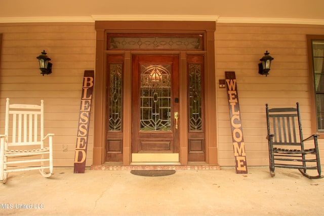 view of property entrance