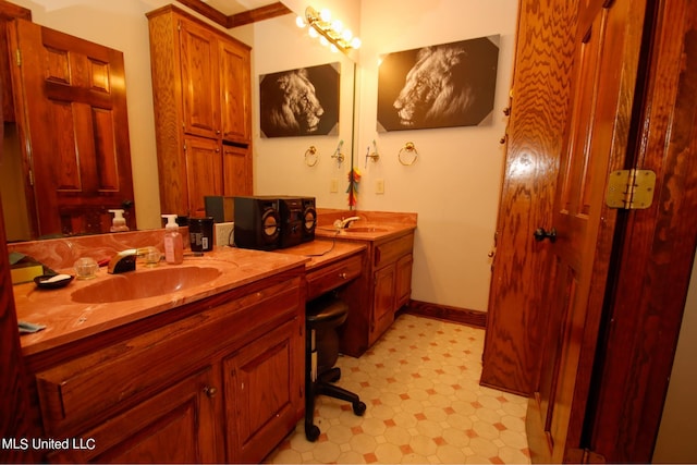 bathroom featuring sink