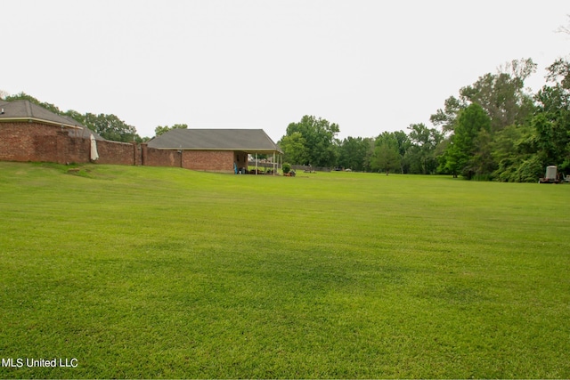 view of yard